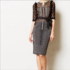 Anthropologie Allusione Sheath